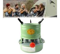 Kerosene Heater, 10-Wick Portable Indoor Outdoor Heater Stove, Multi-Function Iron Art Stove for Cooking Boiling Water, Non-Electric Heat Source