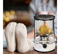 Kerosene Heater For Indoor Use Without Electricity Camping Emergency Stove For Heating Cooking Boiling Water Kerosene Heating(6L/White)