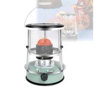 Kerosene Heaters for Indoor Use,Portable 2 in 1 Stove and Heater for Camping, Garage, Home, and Emergency Use(Green,Metal chimney)