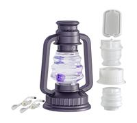 Kerosene Lamp Resin Mould - Silicone Resin Moulds, Retro Oil Lamp Casting Set with 2 LED Lights | Easy to Release Windproof Lantern Mould | For Table Fireplace Home Decoration Craft Lovers