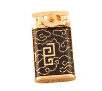 Kerosene Lighter, Automatic Rebound Ignition, Classic Soft Flame, Reusable Metal Rocker Design, for Men, Durable and Compact for Everyday Use