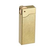Kerosene Lighter, One-Button Ignition, Metal Construction, Grinding Wheel Design, Portable for Collectors and Gifting