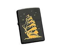 Kerosene Lighter Shell Compatible with Zippo, Black with Gold Dragon Design, Outer Case Only for Customizable Inserts - Unique Accessory for Personalization