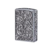 Kerosene Lighter Shell, Metal Outer Case Compatible with Popular Brands, Dragon Design, Style 4, For Customization (Inner Unit Not Included)