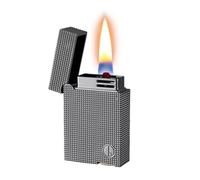 Kerosene Lighter, Windproof Soft Flame, Smart Induction, Multiple Ignition Methods, Flip Cover Design for Outdoor Camping and Candles (Fuel Not Included)