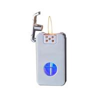 Kerosene Lighter with Multiple Ignition Methods, Classic Open Flame, Visible Fuel Window, Refillable Design, Ideal for Candles, Cigars, Campfires, Gifts