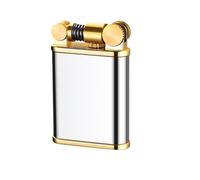 Kerosene Lighter with One-Touch Ejection, Refillable, Old-Fashioned Design, Perfect for Camping or Business Gifts