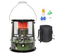 Kerosene Outdoor Patio Heater,Non Electric Heating Equipment,Adjustable Height Camping Radiator | For Space Room Bathroom Store Camping Garage Outdoor Indoor Patio