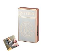 Kerosene Soft Fire Lighter with Voice Control, Multiple Ignition Methods, Visible Fuel Window, Recyclable Fuel, High-End Gift Box for Personal Use or Gifts
