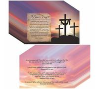 Kerosly 200 Pcs Sinner’s Prayer Cards Bulk, Christian Bible Tract Salvation Cards, Double-Sided Gospel Scripture Cards, Religious Pocket Cards for Witnessing, Ministry, Church Outreach, Gifts