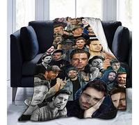 KEROTA Sebastian Stan Ultra-Soft Plush Lightweight Throw Blankets Micro Fleece Blankets for All Seasons Chair