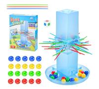 Kerplunk Game Classic, Fast-Paced Stick Game for 2 to 4 Players, Ideal for Family Bonding and Quick Play, Fun Stick & Ball Drop to Improve Coordination, Family Nights, Parties Indoor Play
