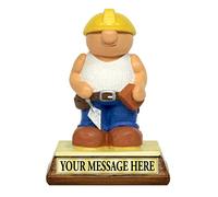 Kerr Characters Builder Gift Birthday Retirement Thank You Present For men him Dad Son Grandad - Personalised Husband Anniversary Funny Novelty Building Site Construction Labourer DIY gifts Foreman