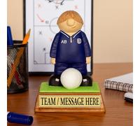 'Kerr Characters' Football Manager/Coach Gift - Personalised. Funny Novelty Present for Men him Dad Fathers Day Birthday Thank you award trophy junior team retirement school Christmas custom Training