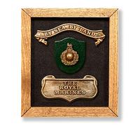 Kerr Characters Royal Marines Commandos Gift - Personalsied. Birthday Retirement present For Dad Son Husband Grandad Soldier Passing Out Wall Plaque Graduation Private Corporal Sergeant Army