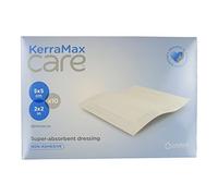KerraMax Care 2"x2" Super Absorbent Wound Dressing (PRD500-025) - Absorbs Exudate and Isolates it, Preventing Leaks or Drips for Improved Patient Comfort and Wound Care Treatment (Box of 10)