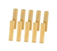 KERREY 10pcs/1pack Woodwinds Alto Sax Strength 3 Traditional Reeds E Flat Alto Saxophone Reeds Sax Replacement Part