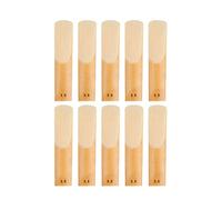 KERREY 10pcs/Set Saxophone Reeds For Alto Sax BE Saxophone Reeds 3-1/2 Sax Reed Strength 3.5 For Beginner Player Sax Replacement Part