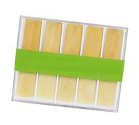 KERREY 10pcs/set Saxophone Reeds Natural Alto BE Saxophone Bamboo Reeds Strength 2.5 Sax Replacement Part
