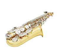 KERREY Alto Saxophone Alto Sax Glossy Brass Engraved Eb E-Flat Wind Instrument student saxophone beginner