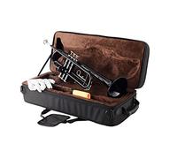 KERREY B-flat Instrument Black Trumpet Brass Tube Body Cupronickel Piston Performance-grade Instrument Trumpet Standard Trumpet