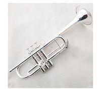 KERREY Brass Instrument C-key Trumpet Silver-plated Playing Labor-saving Students Beginner Grade Test Professional Trumpet Standard Trumpet