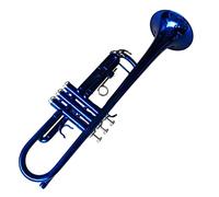 KERREY Brass Trumpet Instrument Beginners Grade Test Blue Color B-flat Band Playing Standard Trumpet Standard Trumpet