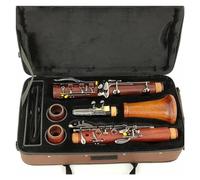 KERREY Clarinet Musical Instrument Redwood Tube Body Clarinet Bb Tone 17 Keys Black Nickel Plating Clarinet With Storage Box
