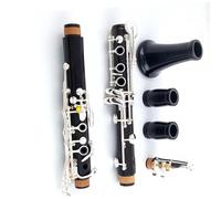 KERREY Clarinet Set Professional Clarinet A Tune 17 Key Silver Plated Copper-Nickel Adult Clarinet Instruments