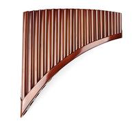 KERREY E Key Handmade Panpipes 20 Pipes Brown Pan Flute Musical Instrument Pan Flute