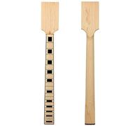 KERREY Electric Guitar Neck Canada Maple 24 Frets DIY Part Unfinished Paddle Head Neck Bolt On Guitar Neck