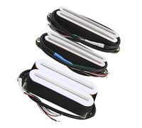KERREY Electric Guitar Pickups Ceramic Magnet SSH Guitar Pickup Set Hot Rails Humbucker Pickups For Guitar DIY Parts (Color : 02)