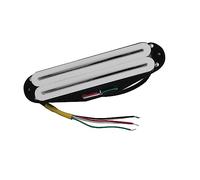 KERREY Electric Guitar Pickups White Dual Blade Pickup Alnico 5 Magnet Hot Rails Humbucker Bridge Pickup Guitar Parts