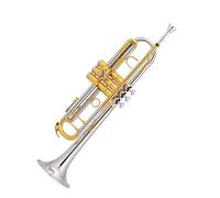 KERREY Fast Response Standard Trumpet Brass Gold Lacquer Cupronickel Bell Trumpet Musical Instrument Standard Trumpet
