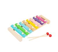 KERREY Glockenspiel 8 Music Teaching Aids For Xylophone Wooden Eight Note Frame Style Beginner's Xylophone, Chime And Percussion Instrument (Color : 02)