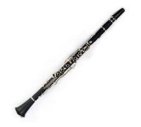 KERREY Intermediate Clarinet Clarinet 17 Keys G Tune Clarinet Bakelite Or Ebony Wood Body Sliver Keys With (Color : Ebony Wood)
