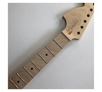 KERREY Left Hand Big Head Maple Guitar Neck 22 Frets 25.5Inch Fingerboard Dot Inlay DIY Guitar Neck
