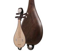 KERREY Lute Stringed Instrument Ebony East African Black Rosewood Liuqin Soil Pipa Small Pipa Stage Performance Playing Natural Texture Does Not Run The Axis