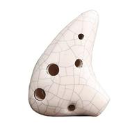 KERREY ocarina Crack/Painted Craft Ceramic Ocarina 6 Hole High Pitch D Tone Mini Ocarina Musical Instrument (Color : 03)