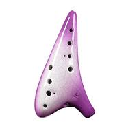 KERREY ocarina Purple Ceramics Ocarina 12 Holes Alto C Key Ocarina With Accessories Professional Ocarinas Music Instrument