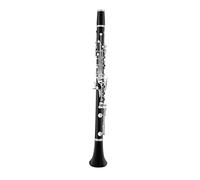KERREY Professional Ebony Clarinet Wooden Bb Saxophone Clarinet 17 Silver Plated Keys With Case Standard Clarinet Set
