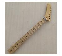 KERREY Reverse Full Scalloped Maple Electric Guitar Neck Replacement 22 Fret Maple Fingerboard Guitar Neck