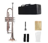 KERREY Rose Gold Trumpet Instrument Playing-level Adult Wind Band B-tune Phosphor-bronze Beginner Test Grade Brass Instrument Standard Trumpet