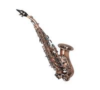KERREY Saxophone Brass Golden Carve Pattern Sax Pearl White Shell Buttons Mouthpiece Reeds Neck student saxophone beginner (Color : 2)
