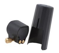 KERREY Tenor Saxophone Mouthpiece Cap & Leather Ligature Clip Saxophone Accessories Adjusts Easily On The Mouthpiece Sax Replacement Part