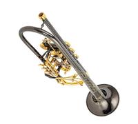 KERREY Trumpet Instrument Bb Trumpet Rotary Valve Type B Flat Brass Flat Key Professional Trumpet Musical Instruments