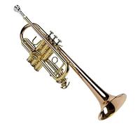 KERREY Trumpet Standard Brass Popular Instruments Phosphor Copper Body Gold Lacquer Tone C Trumpet Standard Trumpet