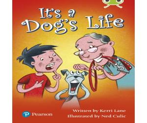 Kerri Lane Bug Club Lime Plus B It's a Dog's Life Paperback Book Kerri Lane Multicolor