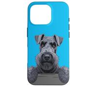 Kerry Blue Terrier Funny Peeking Pocket KBT Puppy Dog Lover Case for iPhone 16 Pro