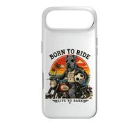 Kerry Blue Terrier on motorbike love footbal - soccer DIGOR Case for iPhone Air